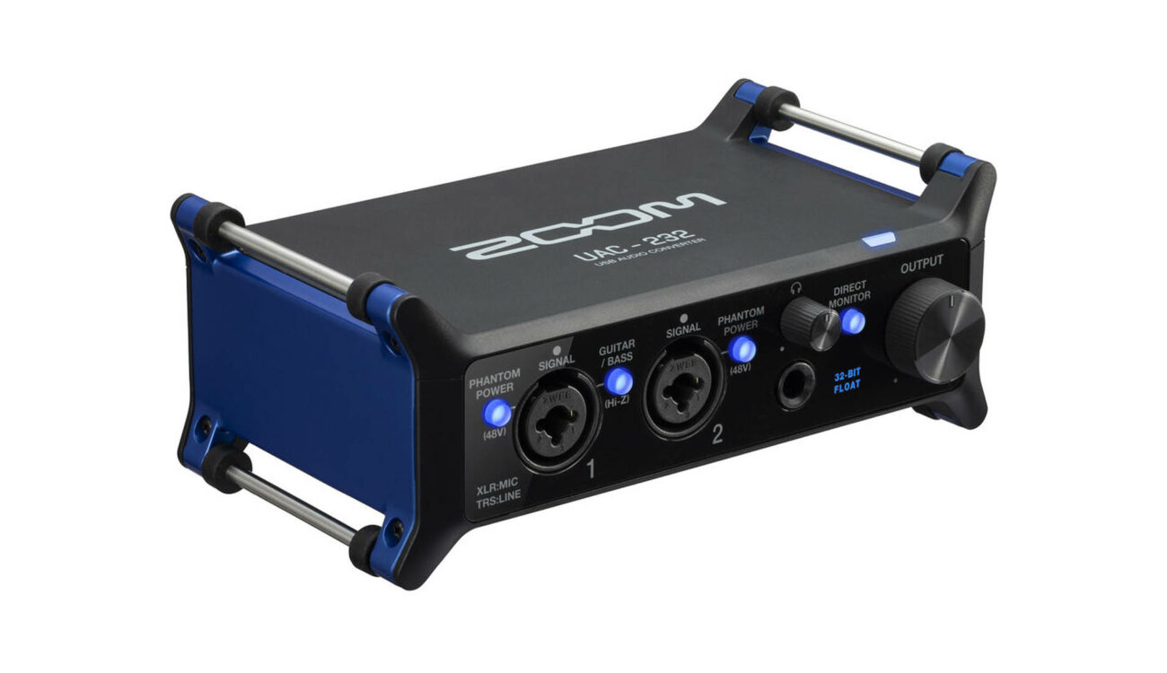 Zoom UAC-232 Portable 2x2 USB-C Audio Interface now Shipping