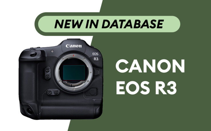 Canon EOS R3 - Newly Added to Camera Database