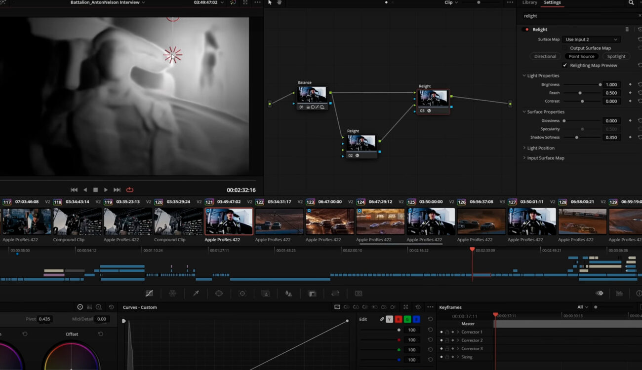 DaVinci Resolve 18.5 Beta released - AI-powered Relight function