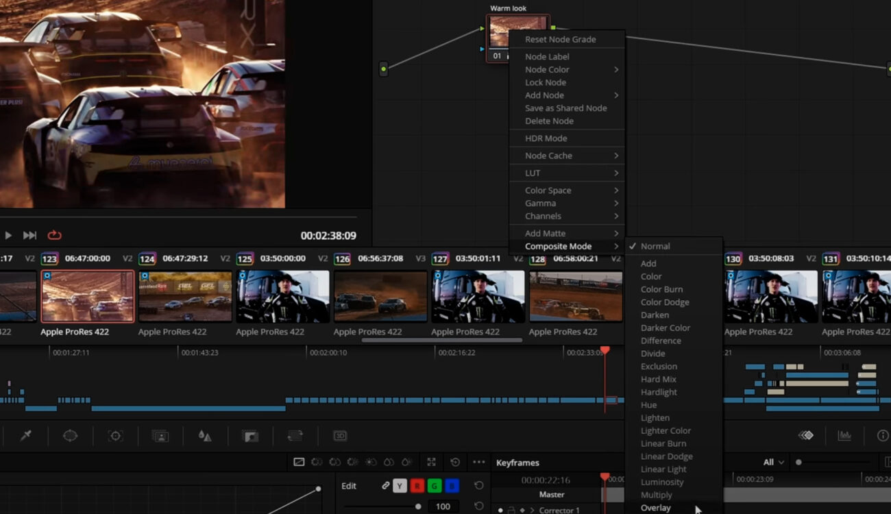 DaVinci Resolve 18.5 Beta released - color correction