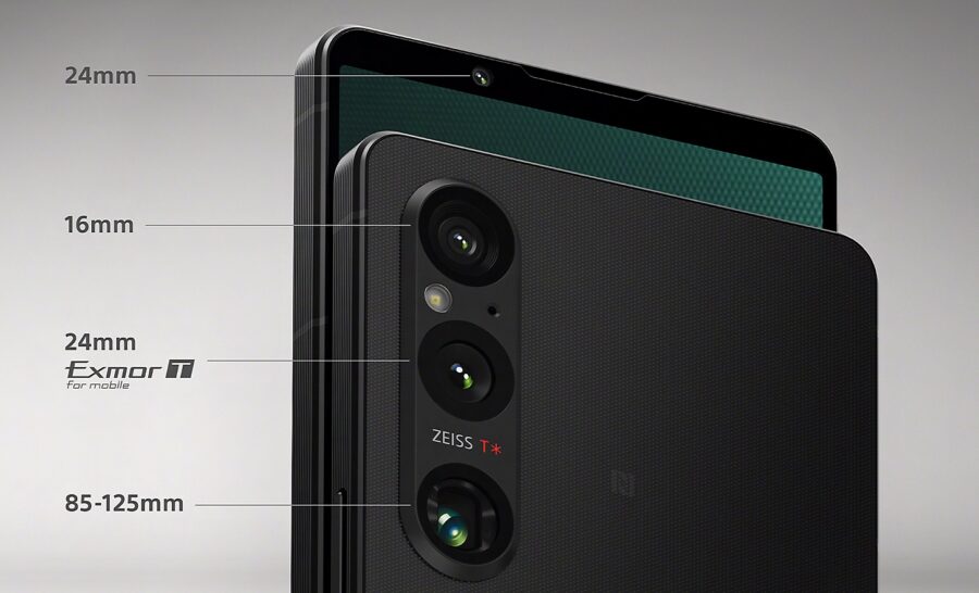 Sony Xperia 1 V lenses and cameras