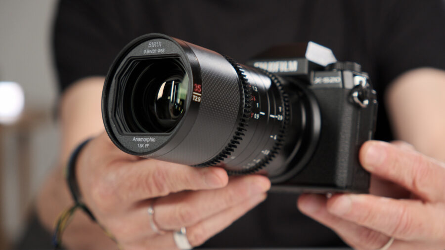 SIRUI 1.6x anamorphic lens on the X-S20