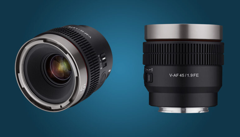 Samyang V-AF 45mm T1.9 FE Announced - 4th Lens Added to Series