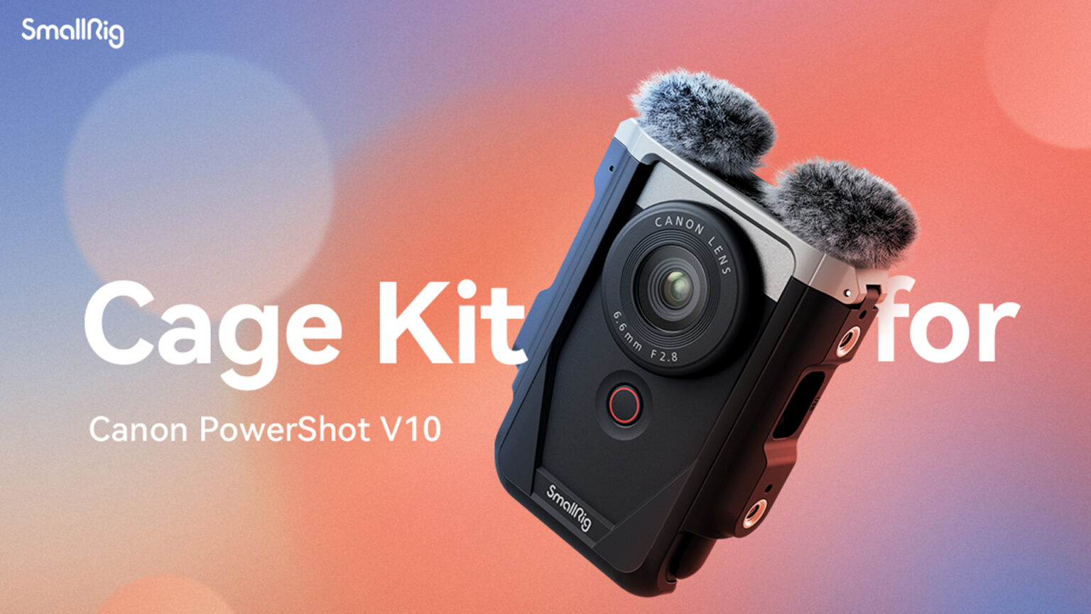 Small Rig Vlog Kit Camera SmallRig Cage Kit for Canon PowerShot V10 Vlogging Camera Announced | CineD