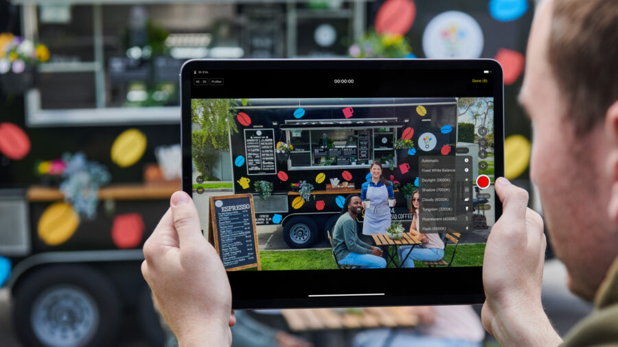 Apple's Pro camera in Final Cut Pro iPad version