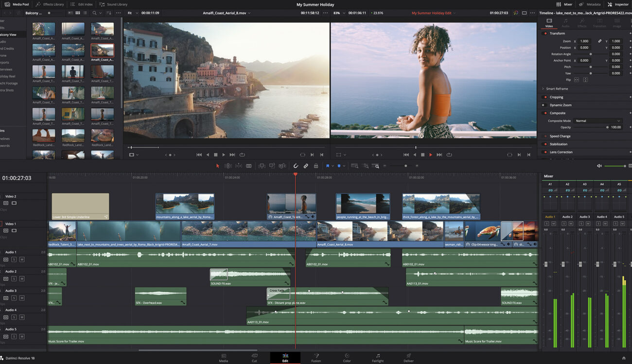 Blackmagic Design Releases Small DaVinci Resolve 18.5 Beta Update