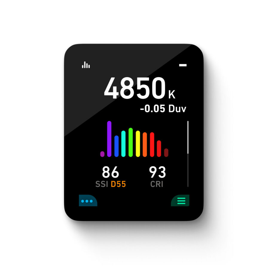 Spectrum Mode on LIT DUO 1 light meter