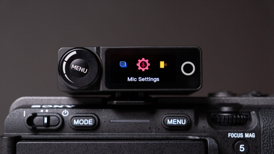 Mic setting menu