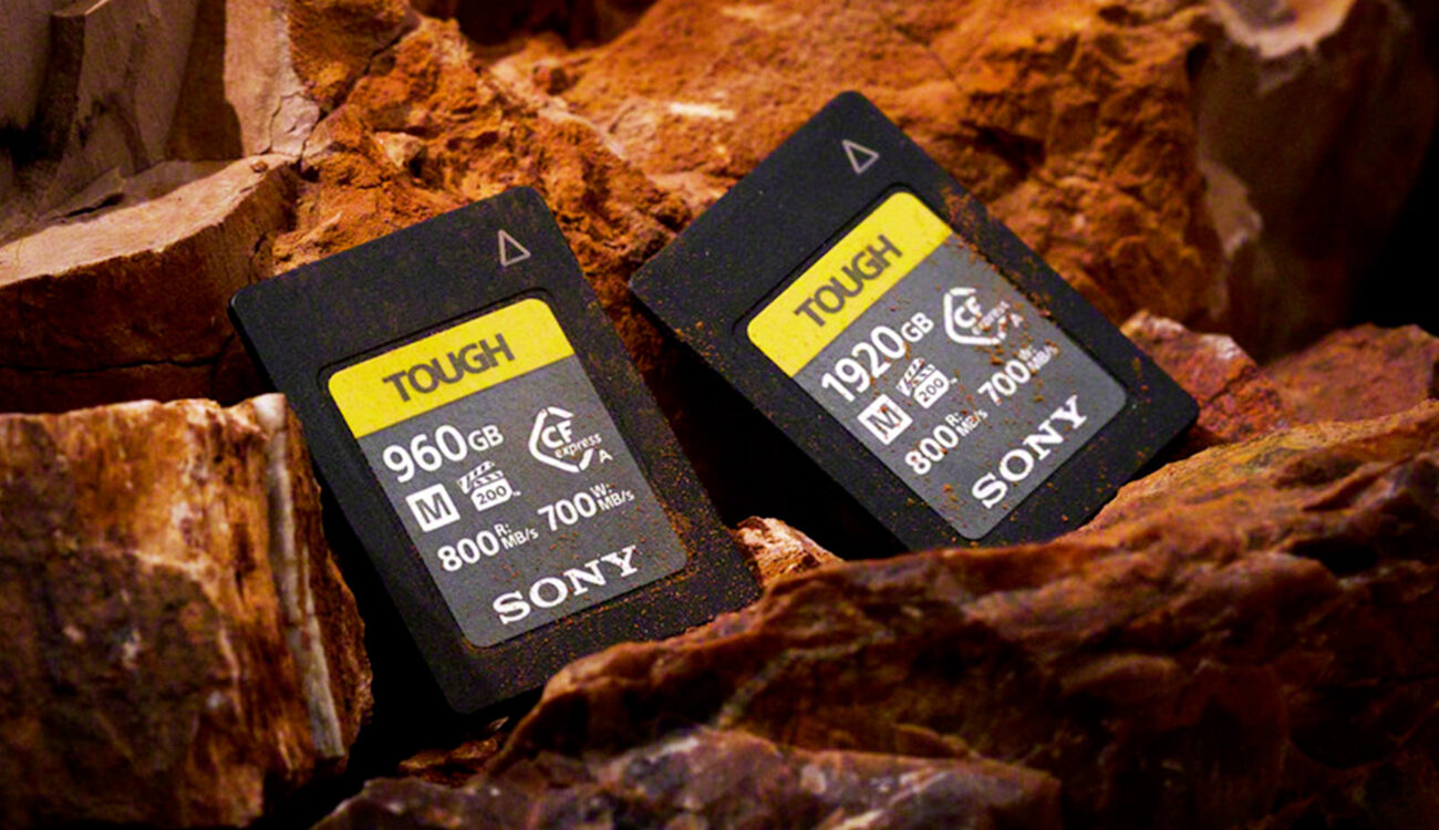 ソニーがTOUGH 960GB、1920GB CFexpress Type Aメモリーカードを発表