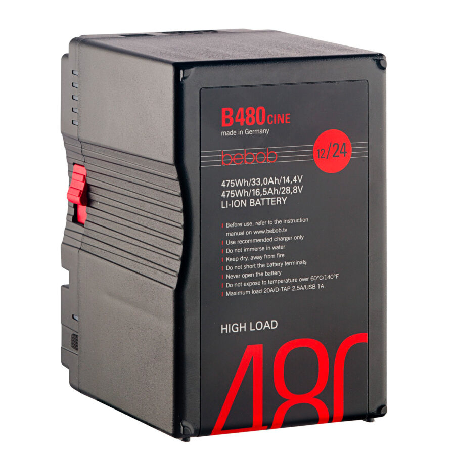 bebob B480CINE high-capacity B-Mount battery
