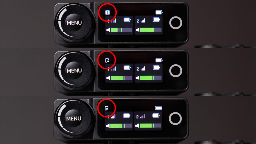 Recording modes. Stereo/Mono/Safety Track