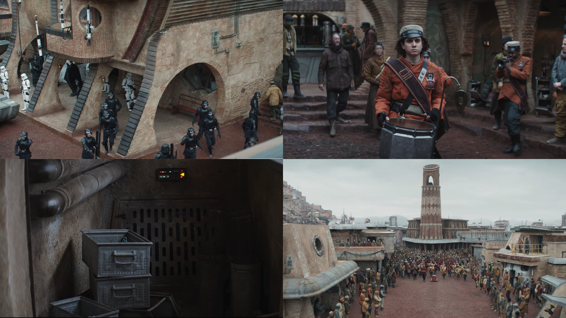 cinematography in Andor - works together with the production design