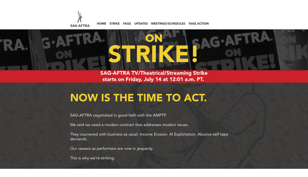 Hollywood actors on strike - why