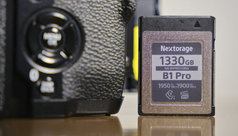 Nextorage B1 Pro 1330GB CFexpressカードレビュー-信頼、確実、そして超高速