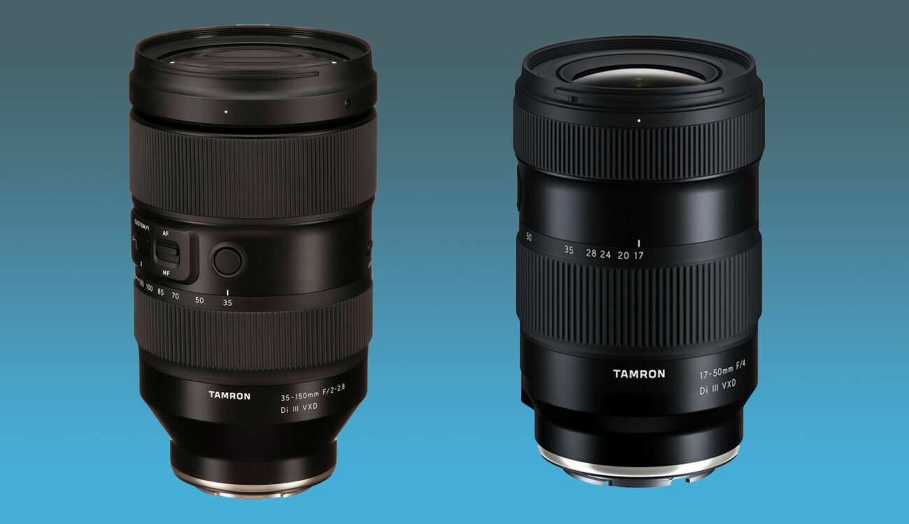 Tamron 35-150mm f/2-2.8 for Nikon Z and Tamron 17-50mm f/4 for Sony E Announced