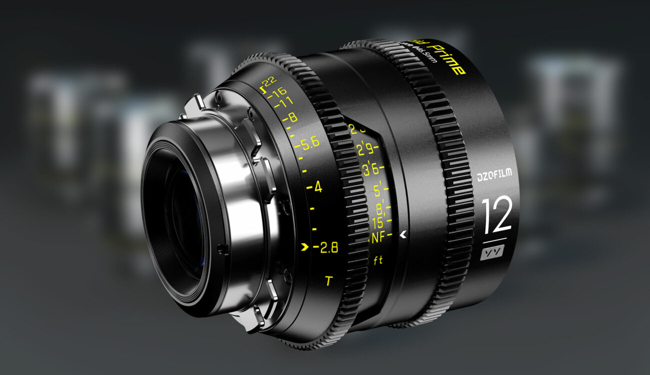 DZOFILM Vespid 12mm T2.8 VV Prime Cine Lens is Available for Pre-order