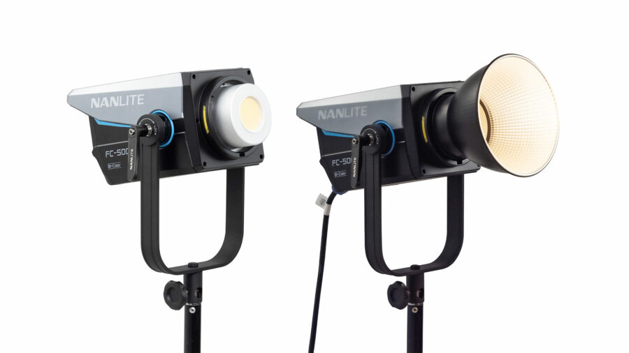The NANLITE FC-300B and FC-500B both have a Bowens mount