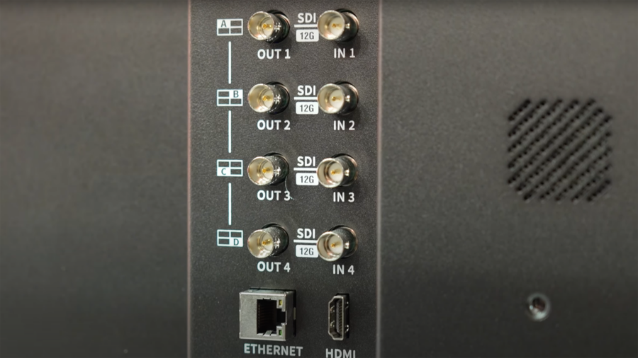 SWIT BM-U326MD SDI and HDMI in- and outputs