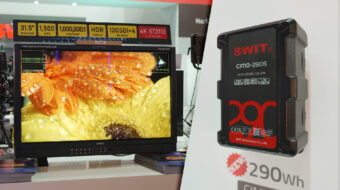 SWIT BM-U326MD Mini-LED 4K Monitor and CIMO V-mount Batteries Announced