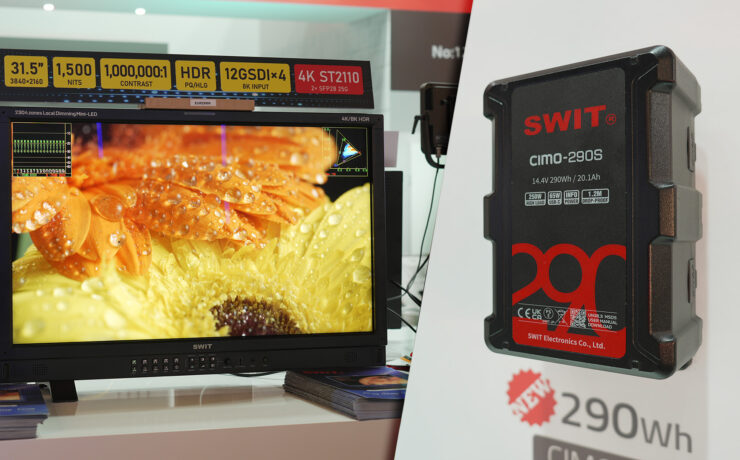 SWITがBM-U326MD ミニLED 4KモニターとCIMO Vマウントバッテリーを発表