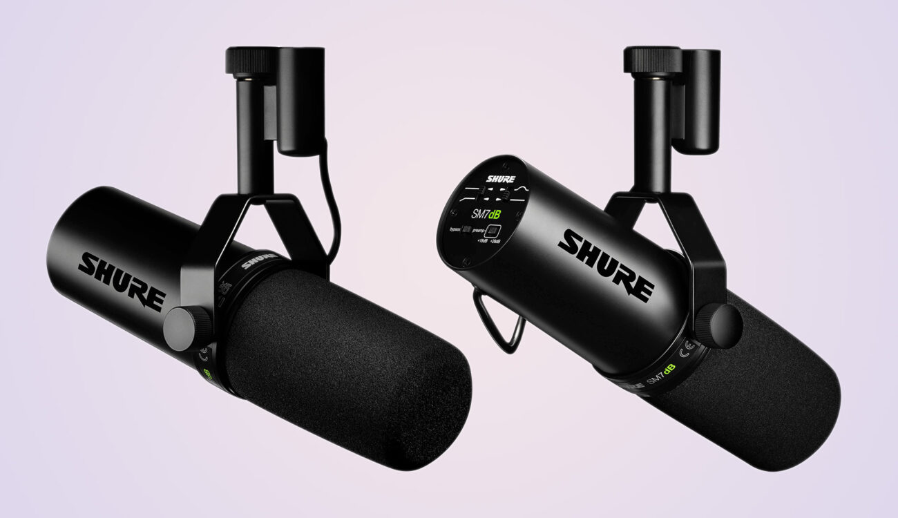 Shure SM7dBマイクロホンを発売 - プリアンプ内蔵に変更 | CineD