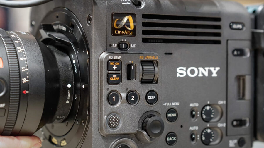 Sony BURANO sits among the high-end CineAlta cameras
