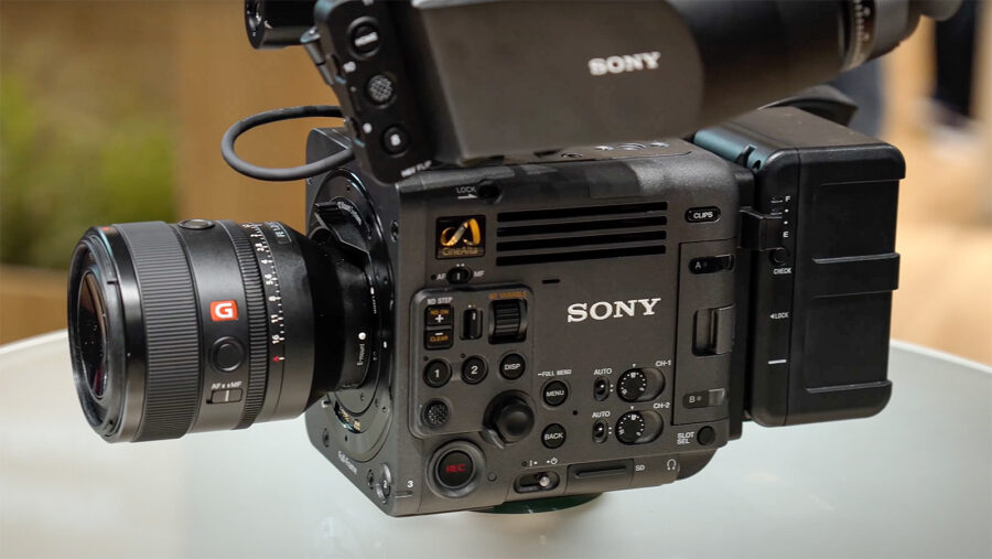 Sony BURANO with a compact 50mm f1.2 alpha lens. Now shipping Image credit: CineD