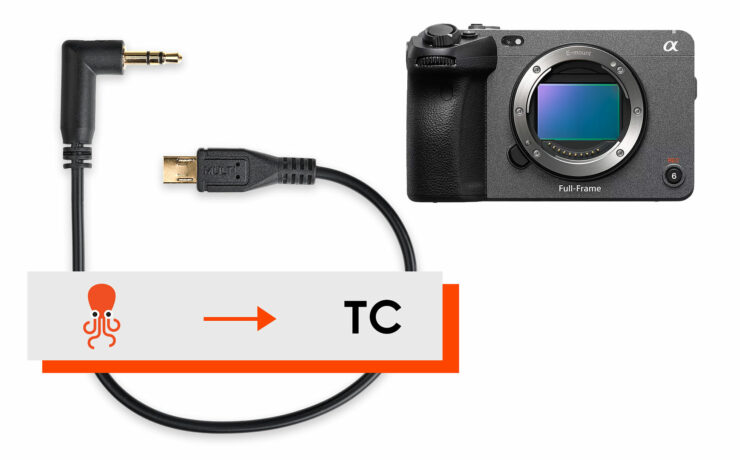 Presentan el Cable de Timecode Micro-USB Tentacle Sync para la Sony FX3/FX30