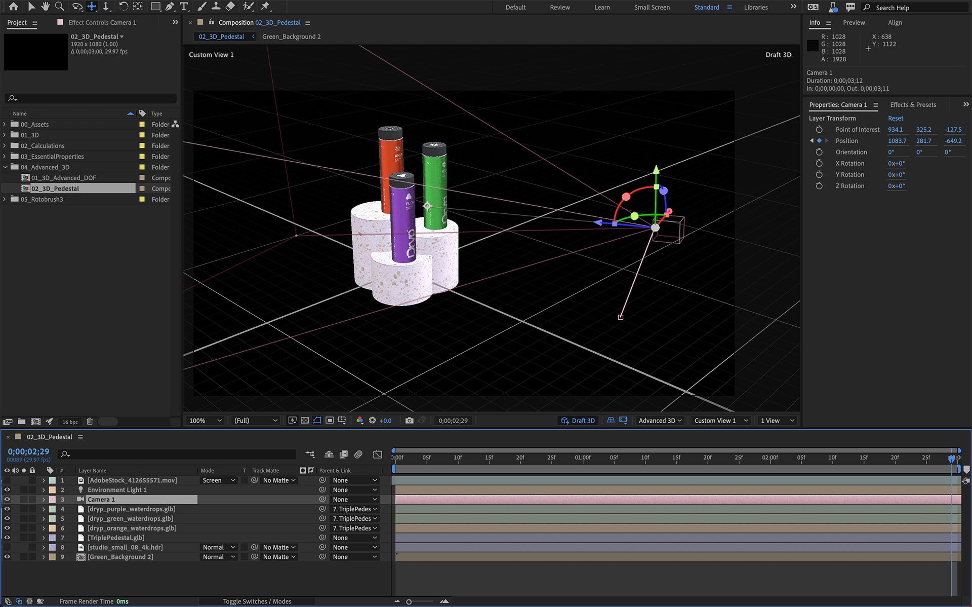 Adobe's updates for filmmakers - 3D workspace in After Effects