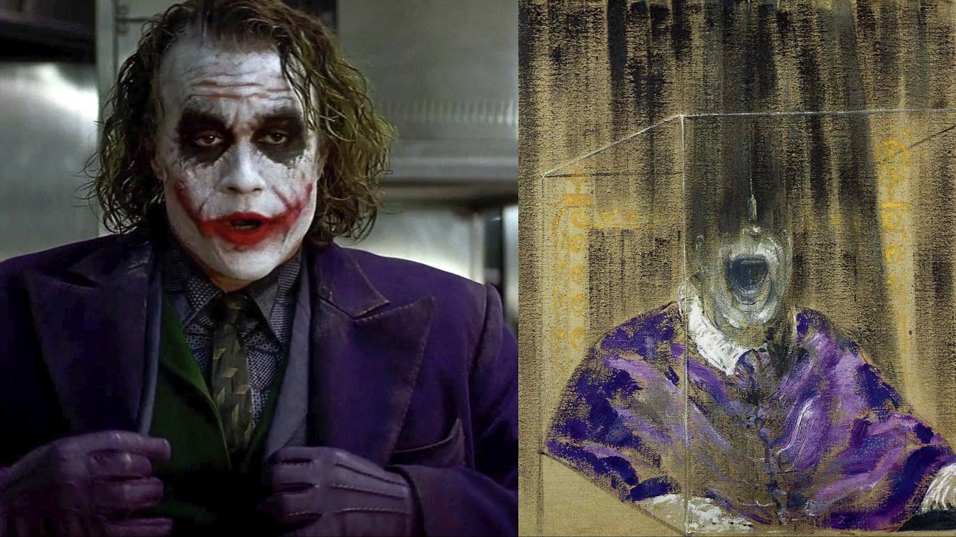 visual subtext - the makeup of Joker