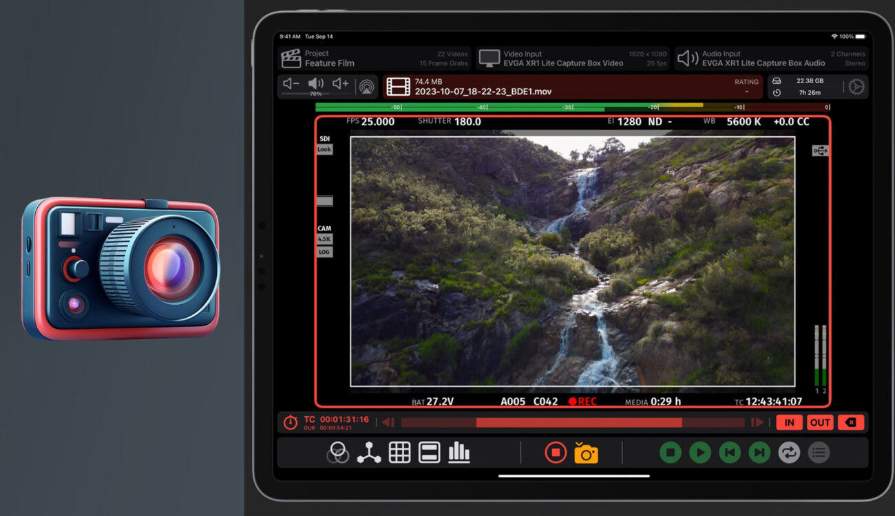 Auron Studio's Video Assist App Released - Turn Your iPad Into a Camera Monitor or Extra Screen