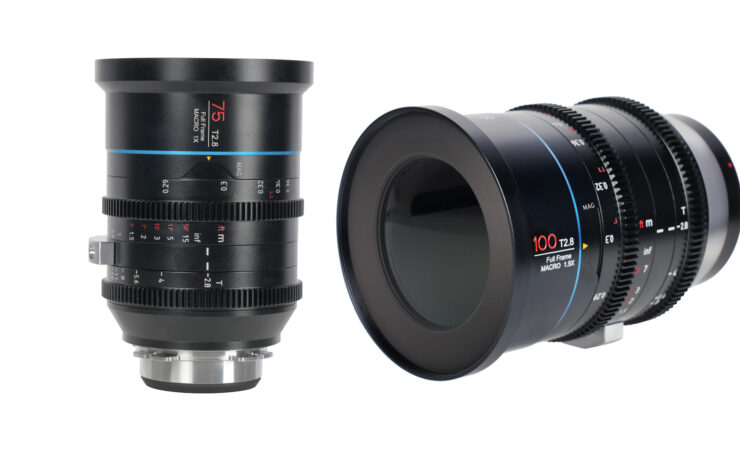SIRUI Jupiter Full-Frame 75mm T2.8 and 100mm T2.8 Cine Macro Lenses Teased
