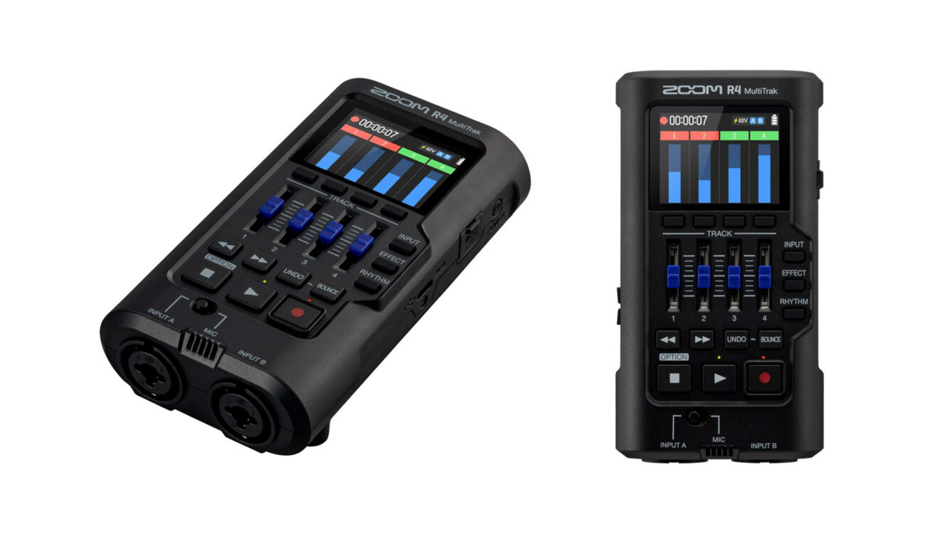 Lanzan el Zoom R4 MultiTrak - Grabador de Audio Compacto y Asequible de 32 bits Flotantes