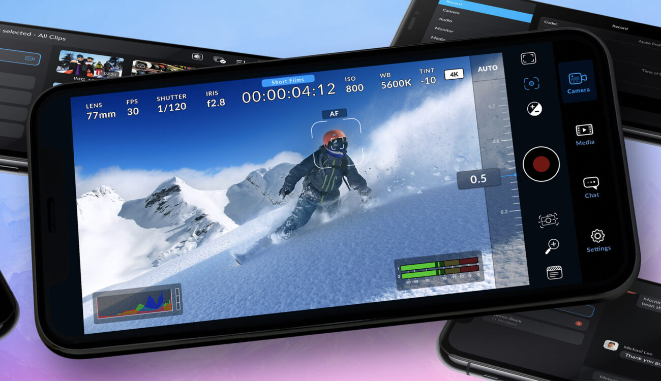 ブラックマジックデザインがiPhone用Blackmagic Camera App 1.1をリリース - 新しいフレームレートなどに対応