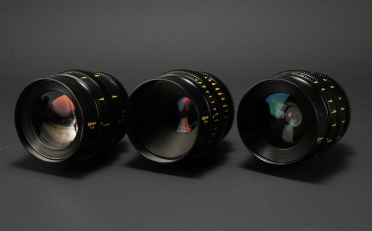 Mitakon Speedmaster T1.0 Cine Lens Set for Super35 Format Camerasが発売