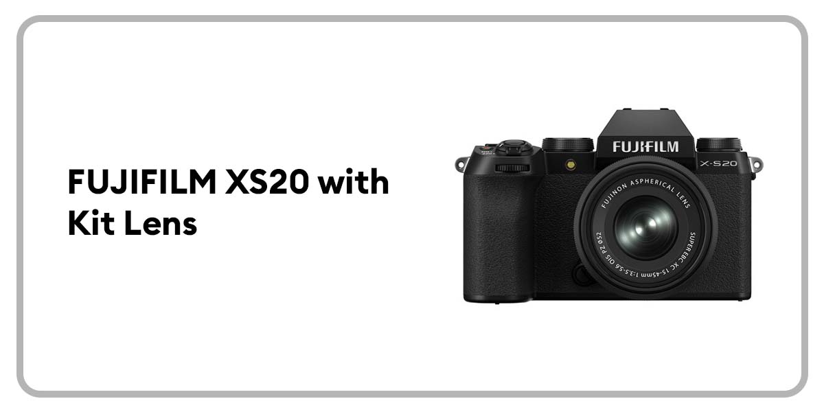 FUJIFILM XS20 with Kit Lens