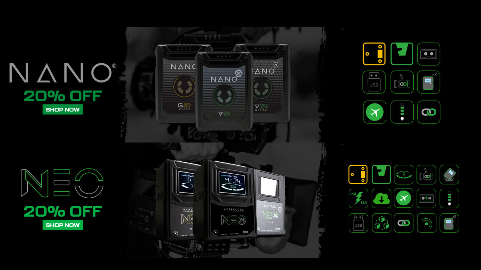 Core SWX Black Friday Deals - Save 20% off Battery Packs | CineD