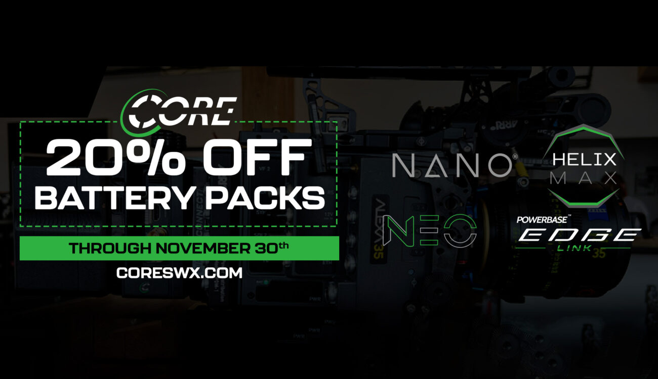 Core SWX Black Friday Deals - Save 20% off Battery Packs