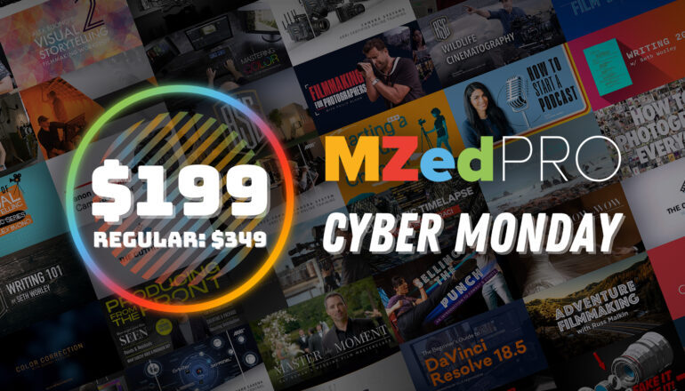 How MZed Pro Makes Me a Better Filmmaker – Cyber Week Special