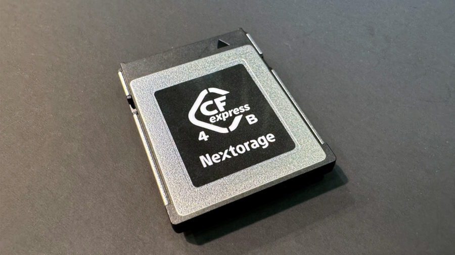 Se presentan la tarjeta de memoria, el lector de tarjetas y el SSD Nextorage CFexpress 4.0 tipo B