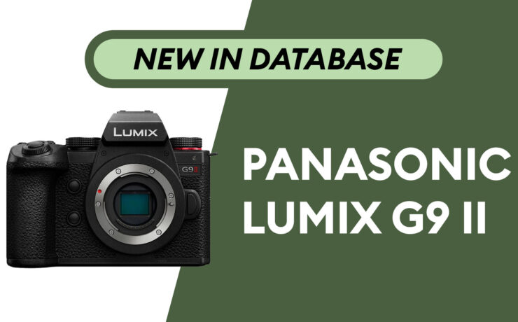 Panasonic LUMIX G9 II - Newly Added to Camera Database
