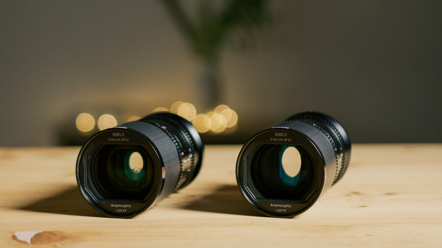SIRUI Saturn 50mm and 75mm T2.6 1.6x full-frame anamorphic lenses