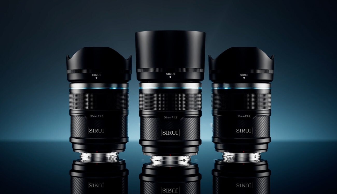 SIRUIがSniper f/1.2 APS-Cミラーレスカメラ用オートフォーカスプライムトリオレンズを正式発表