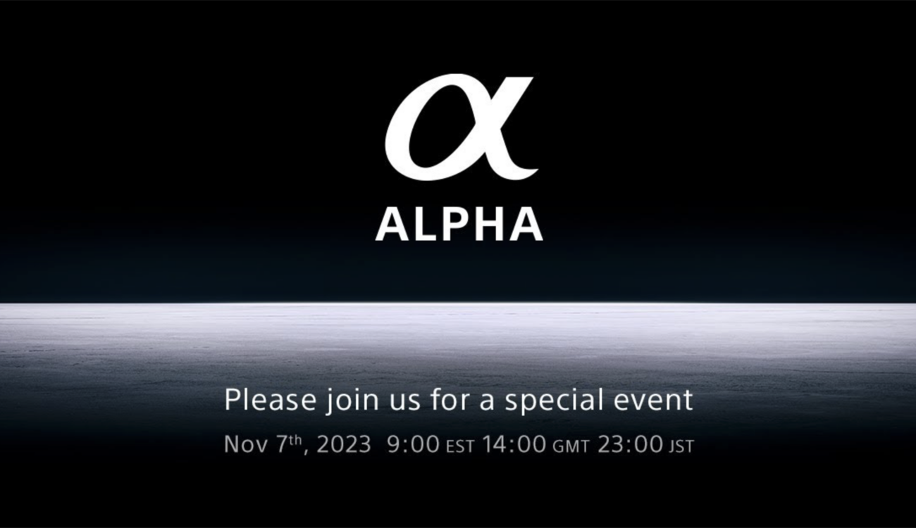 Sony Alpha Products Teased for Tuesday Live Stream & 10 Years of Sony Alpha