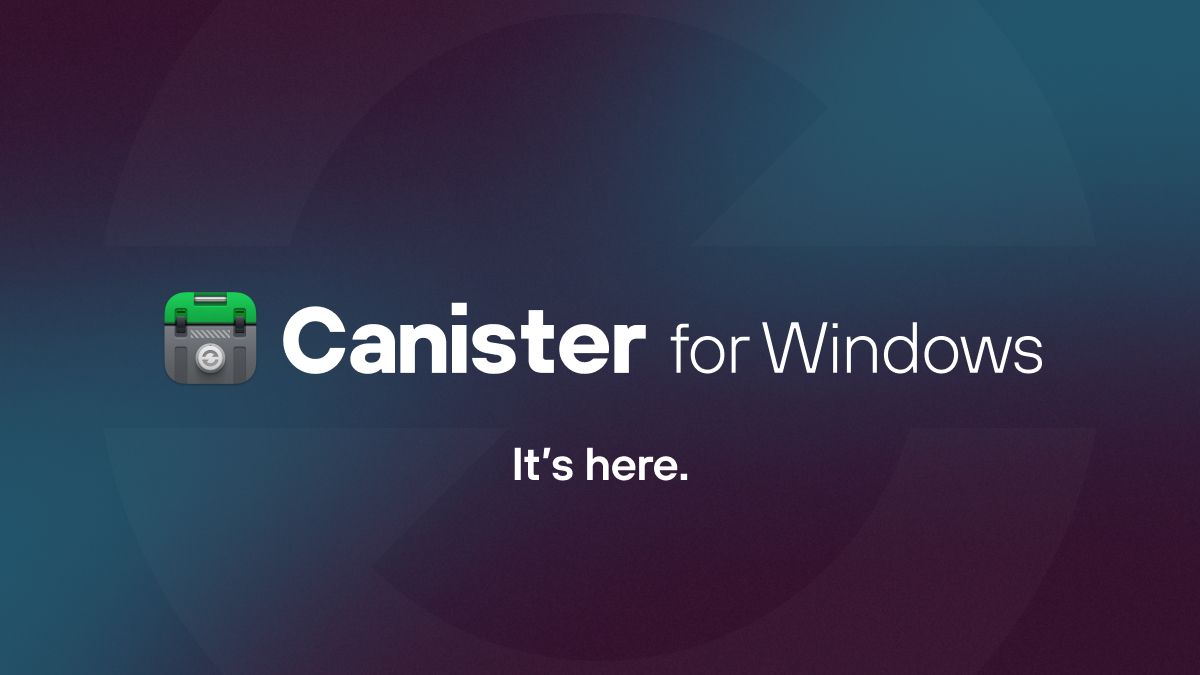 Hedge Canister for Windows Released - LTO Backup Made Easy
