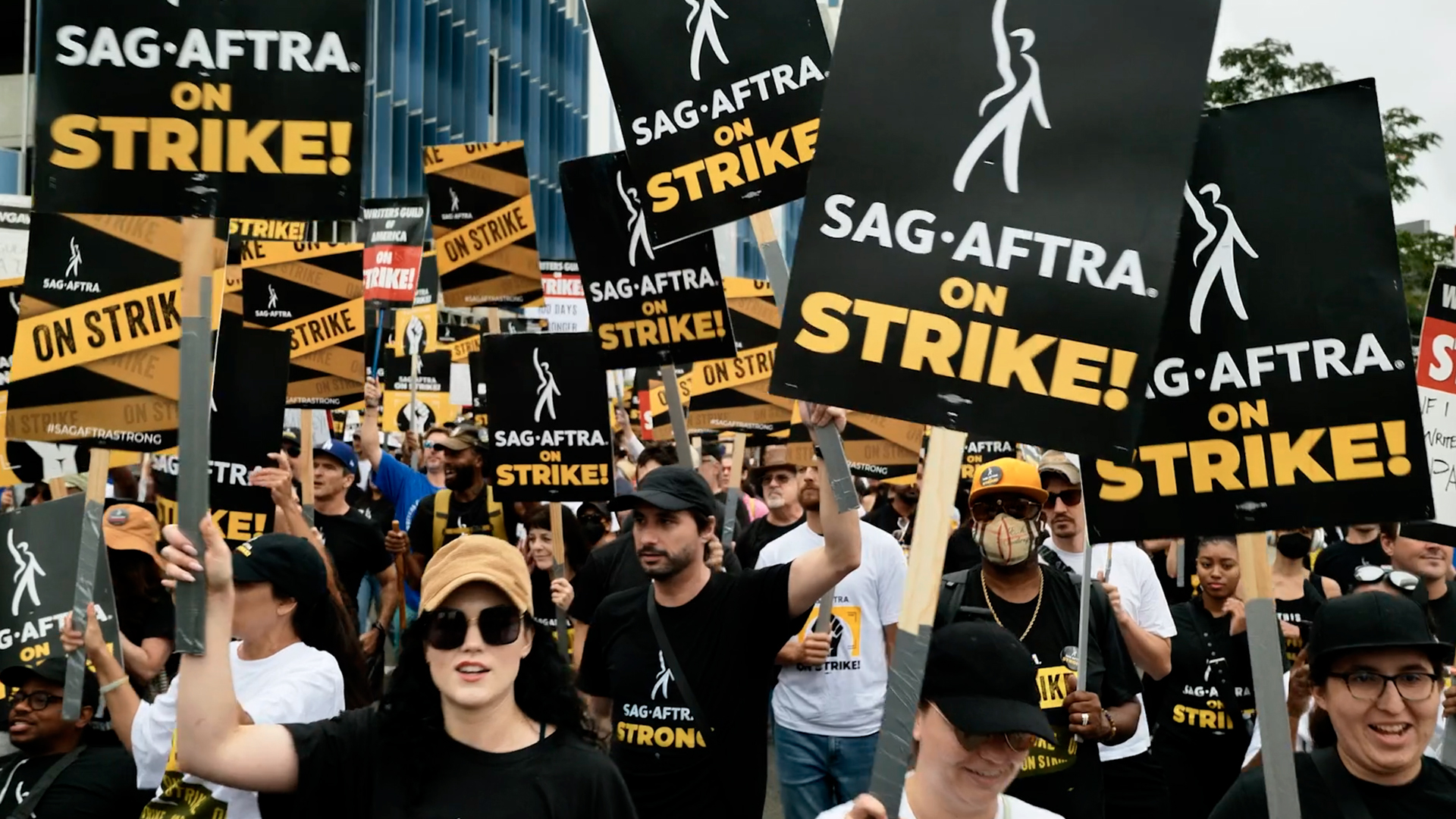 actors strike is over - members on the picket lines throughout the last 118 days