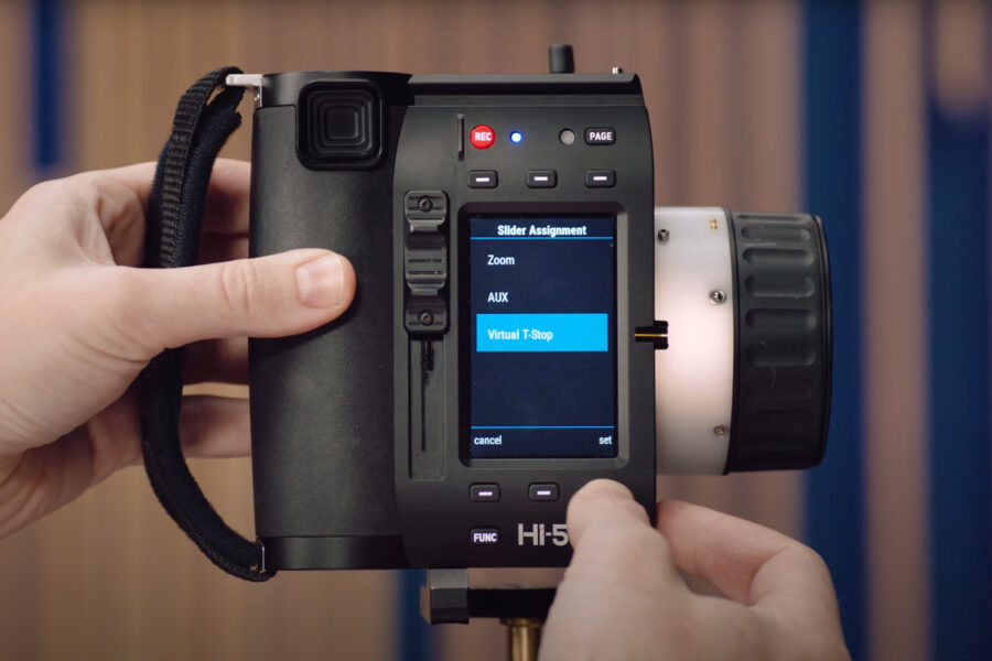 Virtual T-Stop function on ARRI Hi-5 with SUP 2.1