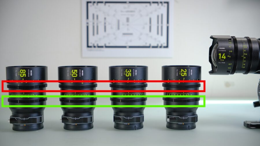 NiSi ATHENA lenses review. Unified focus and aperture rings across the line