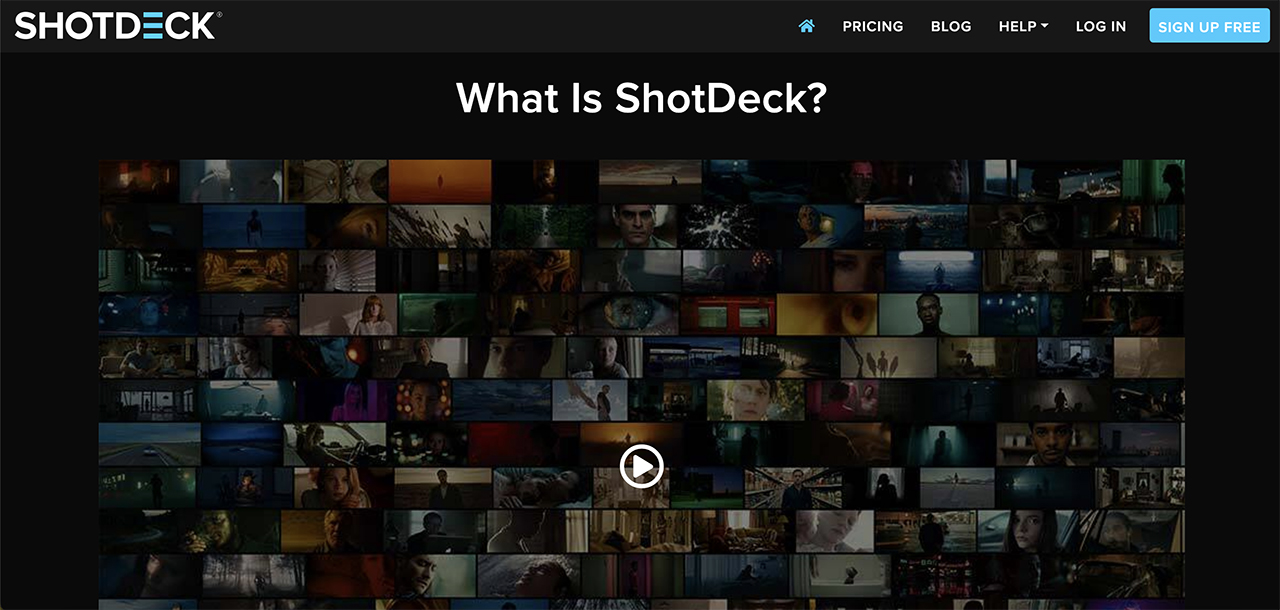 Creating a convincing pitch - taking film references from Shotdeck