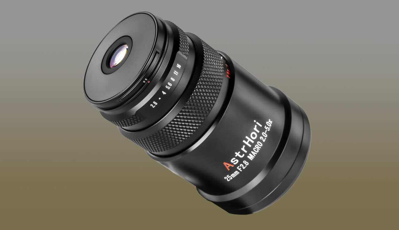 AstrHori 25mm f/2.8 2X-5X Macro Lens for Mirrorless Cameras Announced